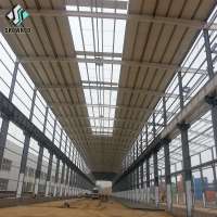 Prefabricated steel structure building / house with light steel frame and sandwich panel