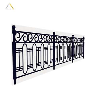 Simple Residential Garden Security Galvanized Steel Fence