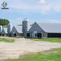 Cheap Prefabricated Pre Engineering Steel Structure Chicken Farm Poultry House